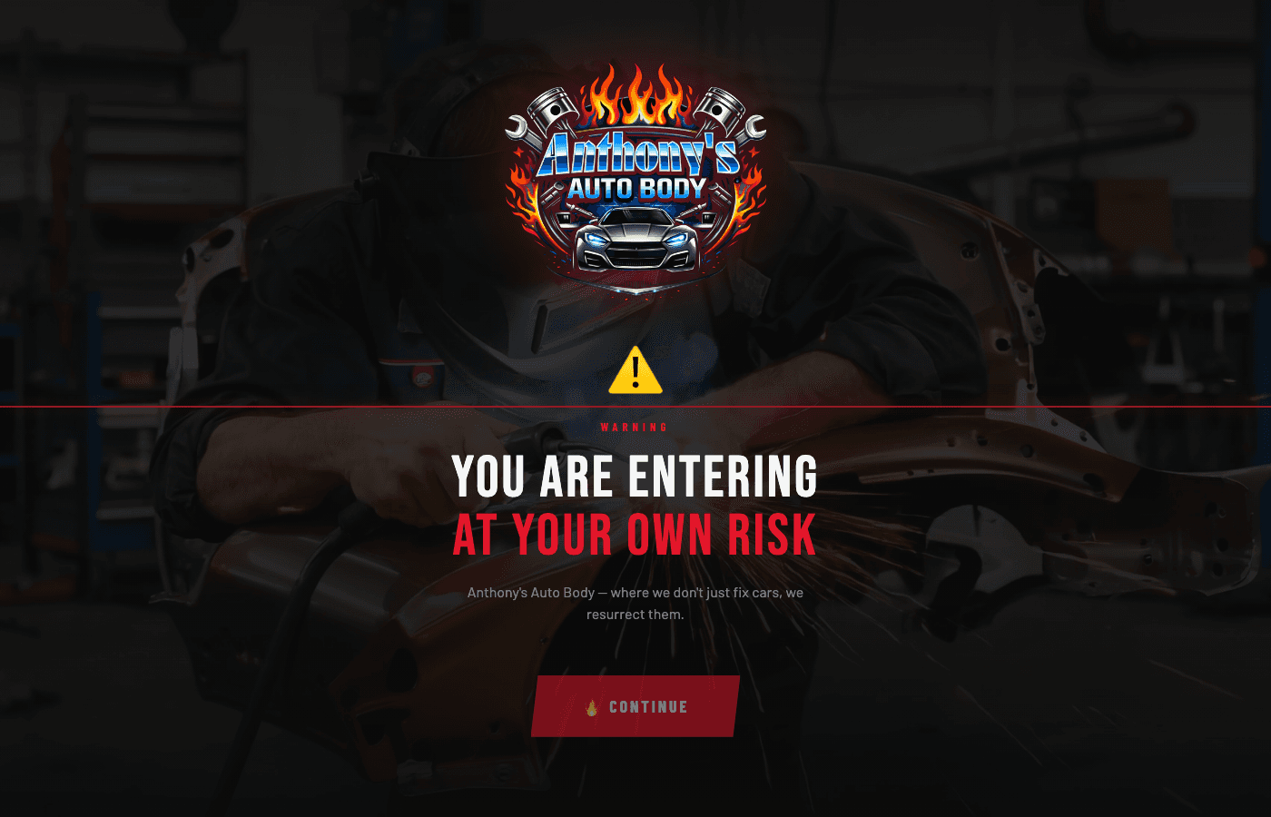 Anthony's Auto Body — Auto Body & Collision Repair website built by GladiTel